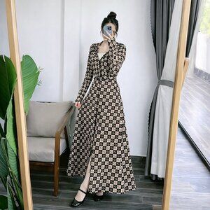 Unique Maxi-Length Hooded Jacket Dress/Overcoat Hybrid - Size Small/Medium